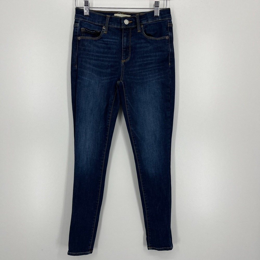 Gap 1969 True Skinny Jeans Womens 2 Short Dark Wash Denim Stretch 26S